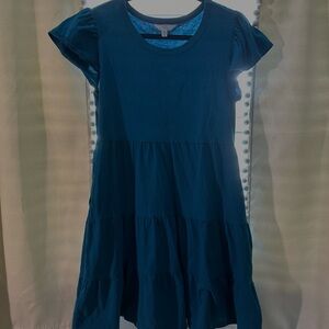 Time and Tru Teal Mini Dress